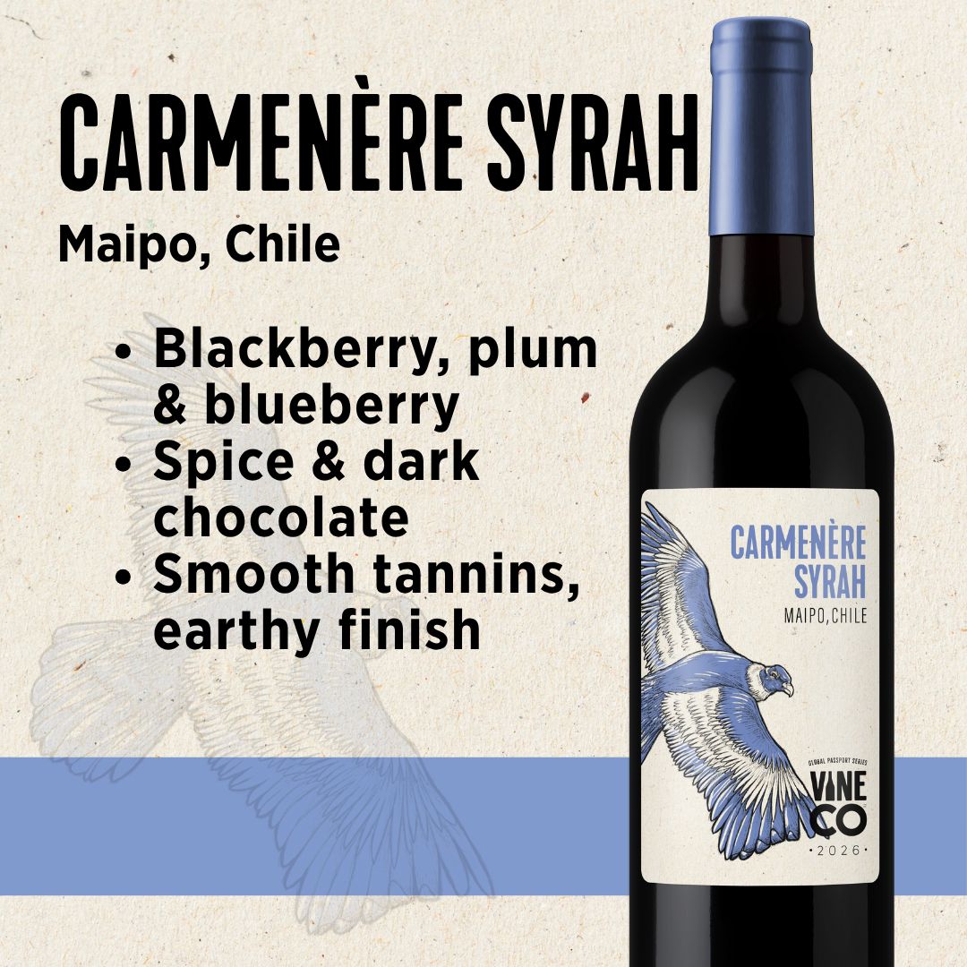 2026 PP Carmenere Syrah, Chile