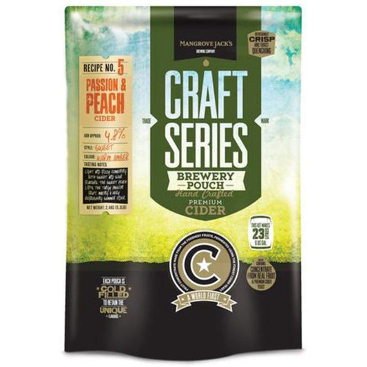 MJ Peach & Passionfruit Cider